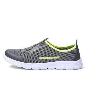 

New Unisex Light Sneakers Summer Breathable Mesh Comfortable Slip-on Men for Shoes Soft Bottom Casual Male Shoes Zapatos Hombre