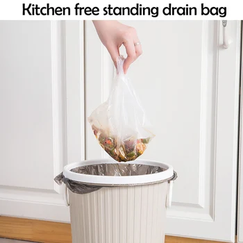 

Self-supporting Garbage Bag Leftovers Rice Drain Bag Kitchen Sink Filter Garbage Bag For Kitchen