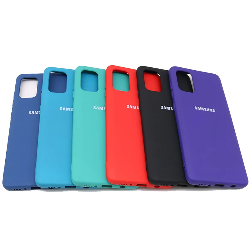 Samsung Galaxy A51 5G A71 5G Liquid Silicone Case Soft Silky Shell Cover Galaxy A51 A71 High Quality Soft-Touch Back Protective phone card case