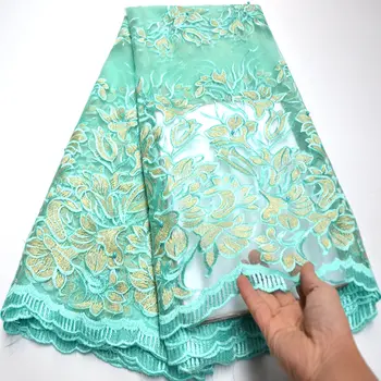 

Factory price French net Lace Fabric 2020 High Quality Lace African Lace Fabric For Wedding Party Dress mv548