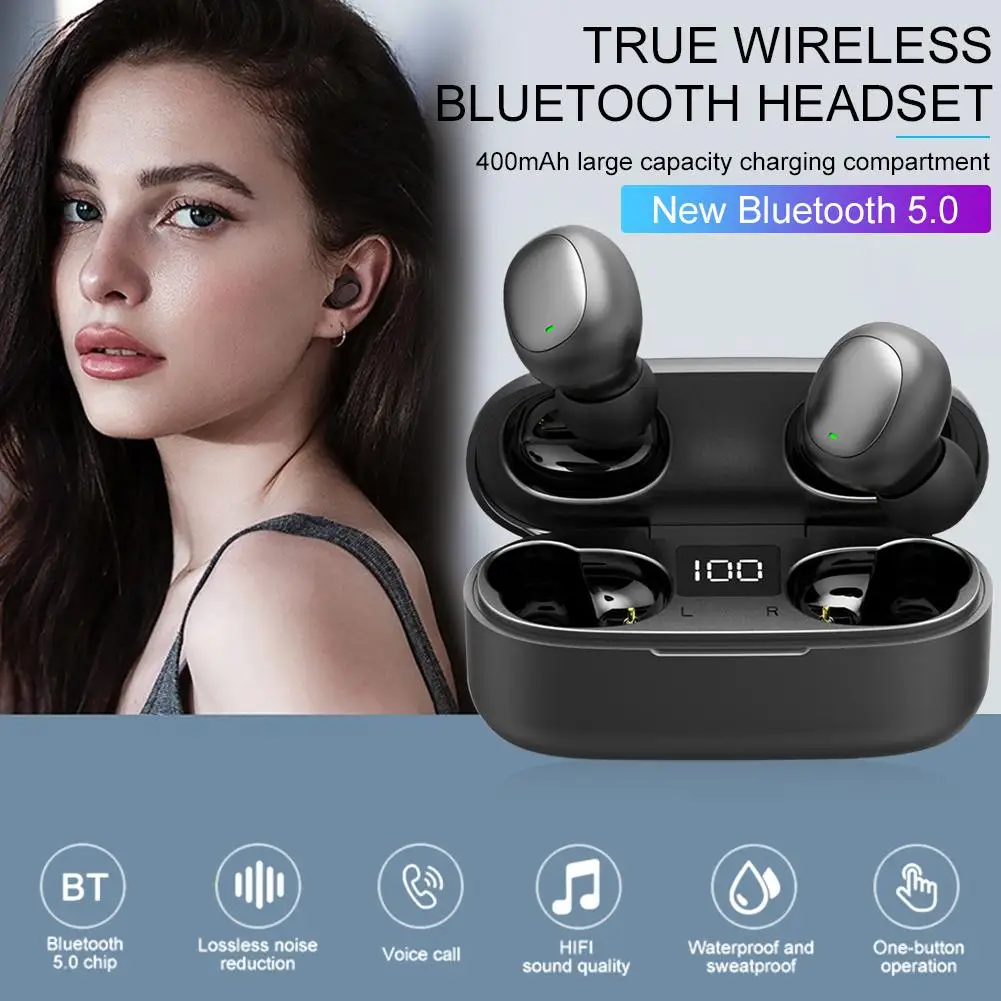 2019 Tws беспроводные Bluetooth наушники 5 0 HD стерео мини с шумоподавлением игровая