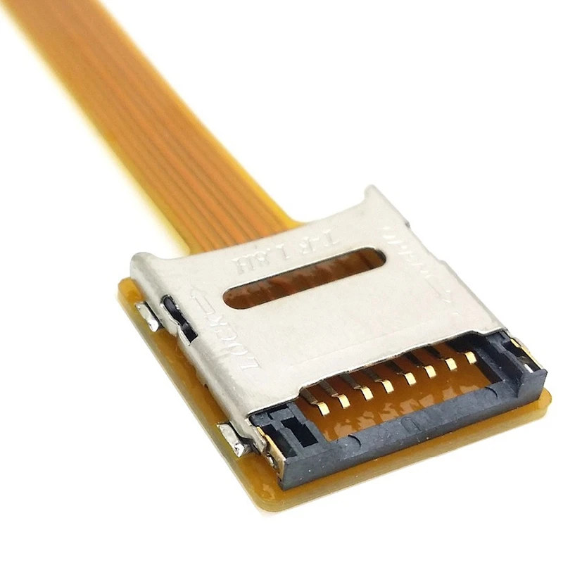 Micro-Sd Tf карта памяти набор мужчин и женщин расширение мягкий плоский Fpc кабель удлинитель 10 см