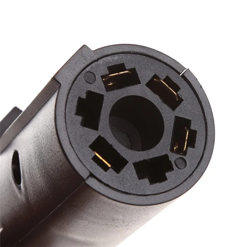 Караван грузовиков Plug Электрический прицеп штекер Пластик 7-полюсный разъем проводки конец 4 способа плоский прицеп конец адаптер авто аксессуары
