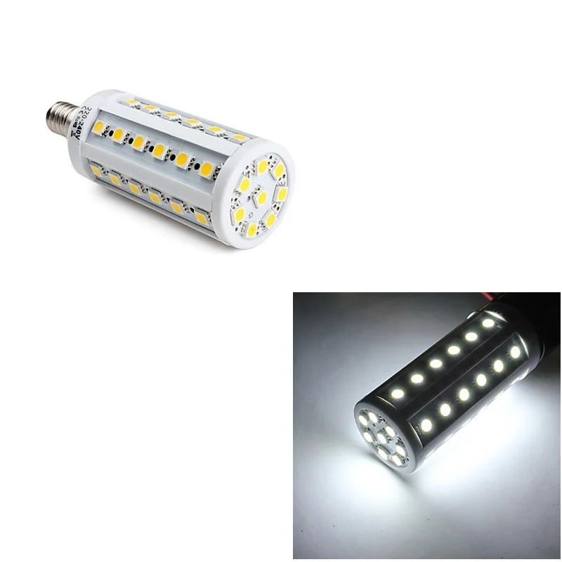 Светодиодный кукурузы лампочка AC220-224V E14/E27 интерфейс 44/60/80 SMD 5050 светодиодный лампы для домашнее декоративное освещение белый/теплый белый 8,20