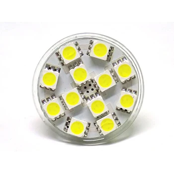 

LEDLUX MR1141C LED lamp MR11 GU4 12 SMD 5050 2W 12V DC warm white for Chandelier