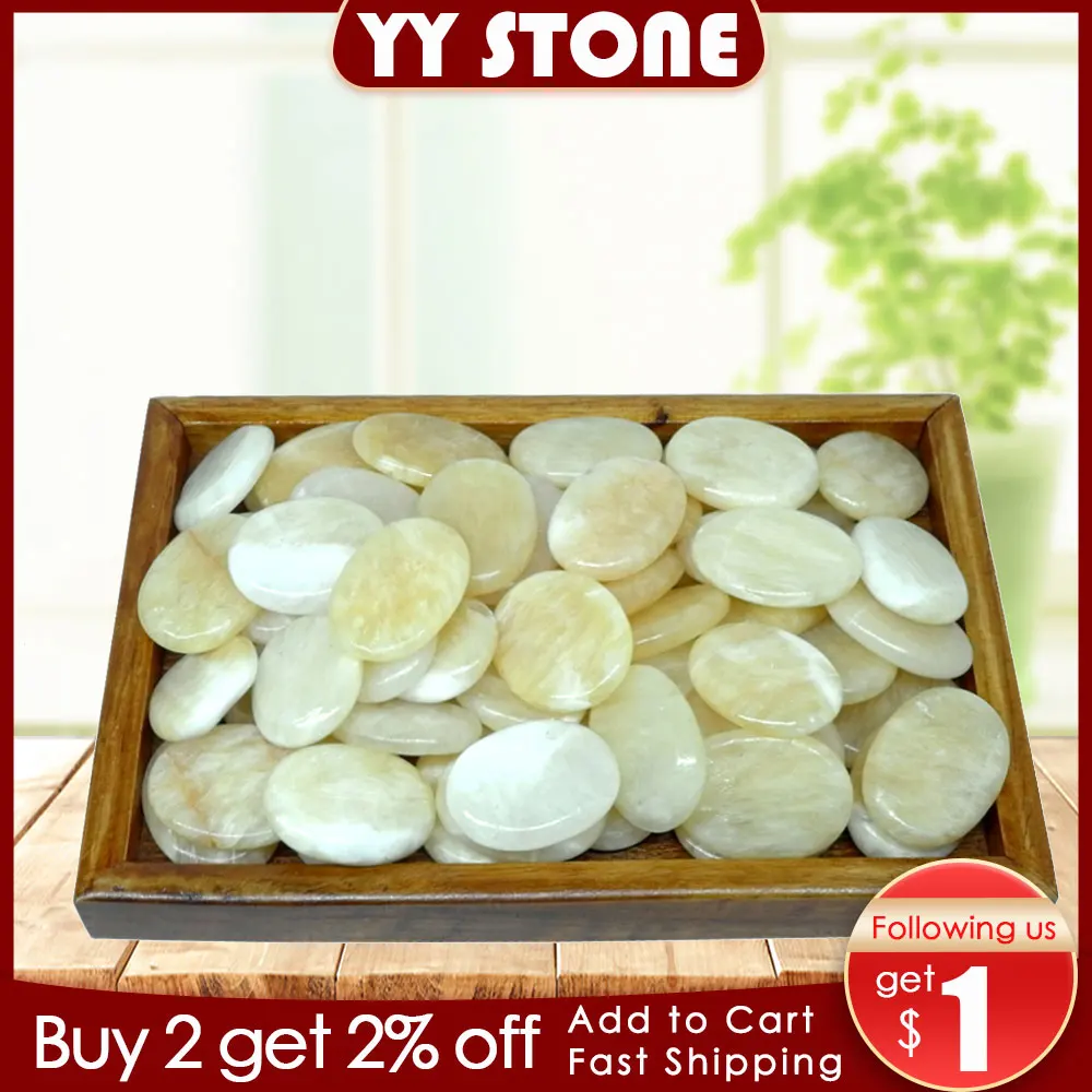 10 Pz 3X4Cmspa Rock Basalto Stone Beauty Stones Massaggio Lava Pietra Naturale Hot Relief Stress Relax Jade Massage Set Toe Massage