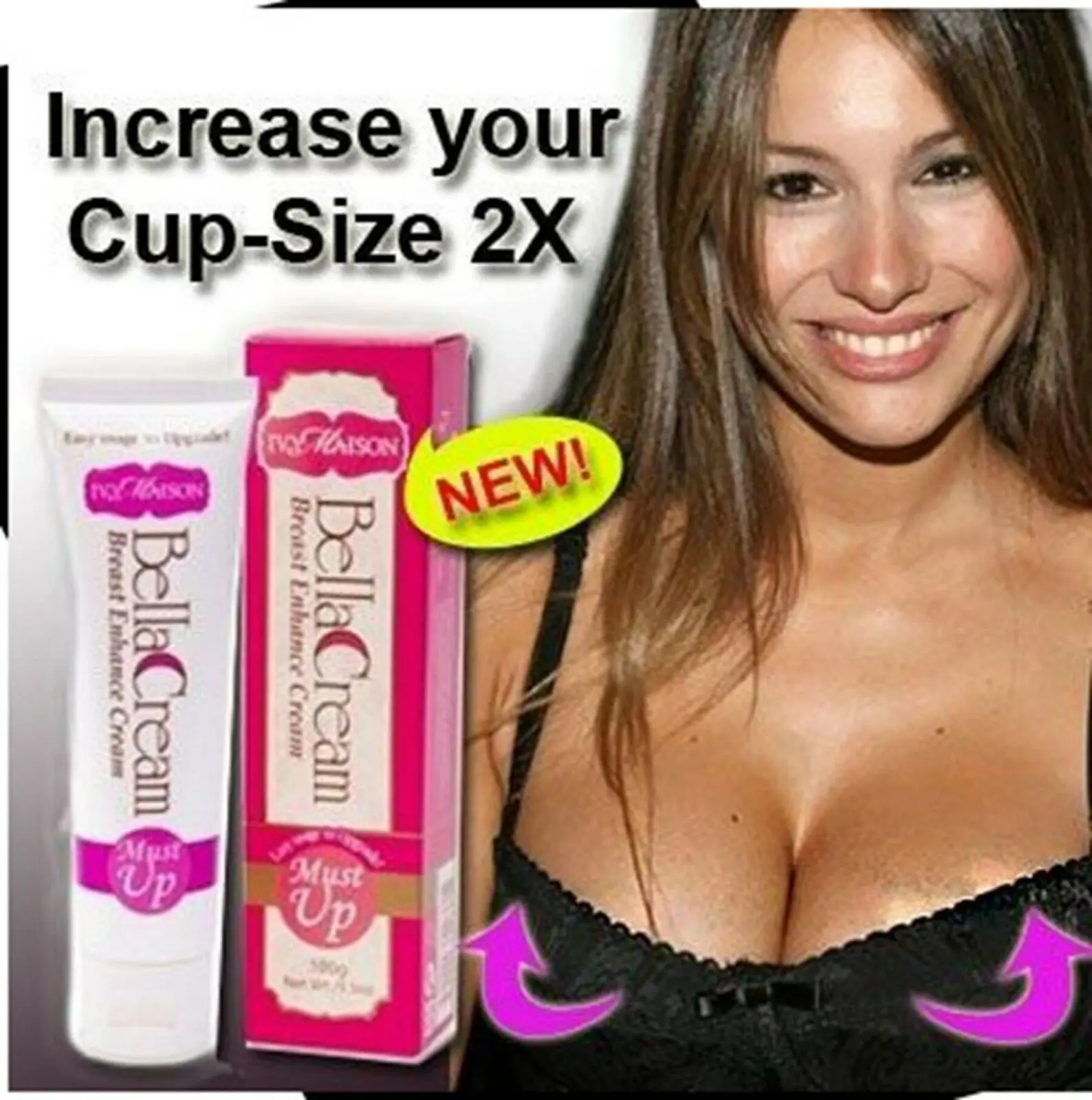 3 коробки чашки крем для увеличения груди и ягодиц пуэрария мирифика |