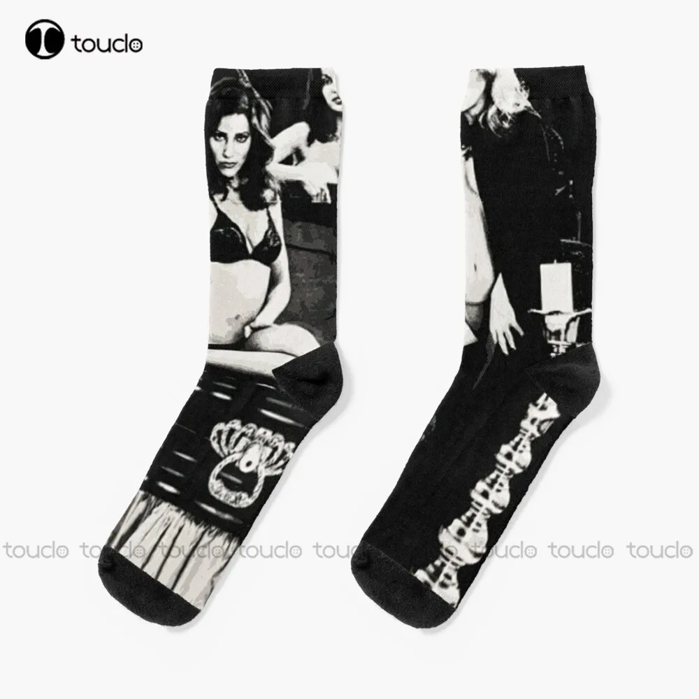 

Horror Girls Vintage Girl Vintage Illustration Socks Socks Christmas New Year Gift Unisex Adult Teen Youth Socks Fashion New