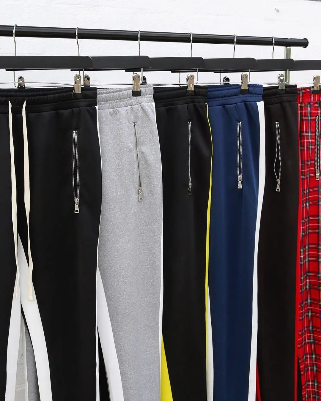 Мужские брюки осень-зима на молнии с двойным карманом в стиле пэчворк спортивные мужские повседневные тренировочные брюки-карандаши Jogger брюки хип поп-брюки