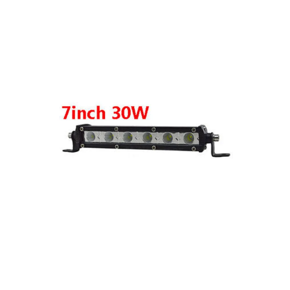 

Single Row Car Roof Light Bar Bracket High Power Chip LED Work Lamp Waterproof For Bulldozer Off-Road Military Vehicle