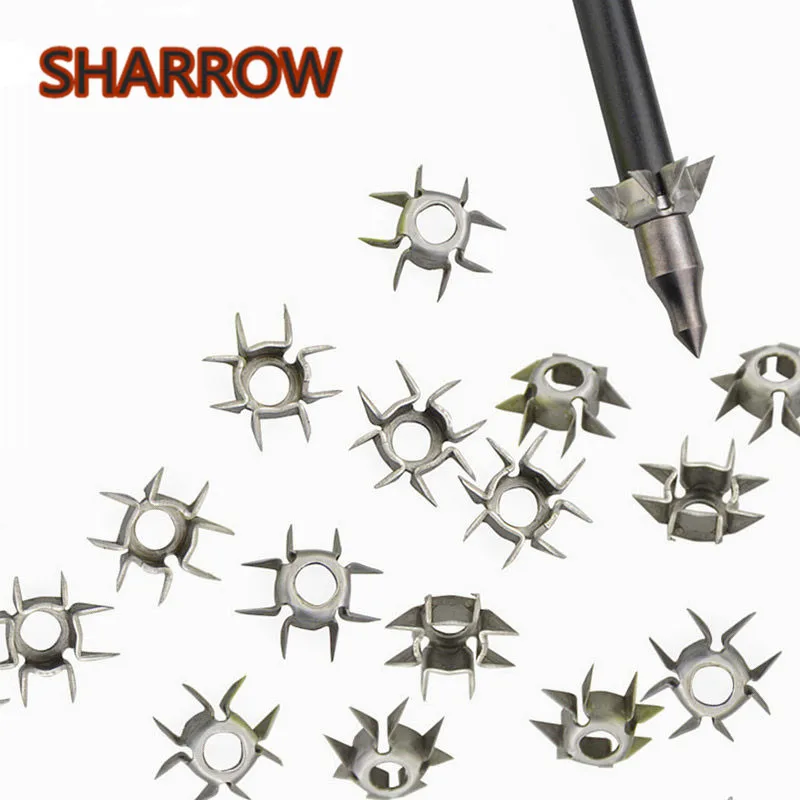 24/50pcs Archery Target Points ID 6.2mm Arrowhead Broadhead Judo Arrow