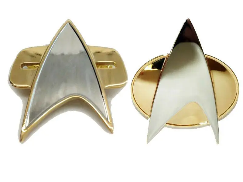 Cosplay Star Trek Abzeichen Star Trek Voyager Communicator Abzeichen Pin Brosche 