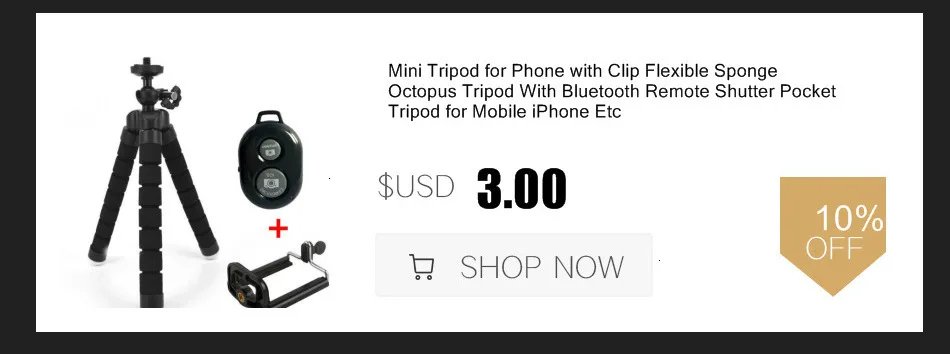 Мобильный телефон SLR Камера Gopro Осьминог штатив для Youtube живой Спорт на открытом воздухе путешествия портативный телефон Штатив