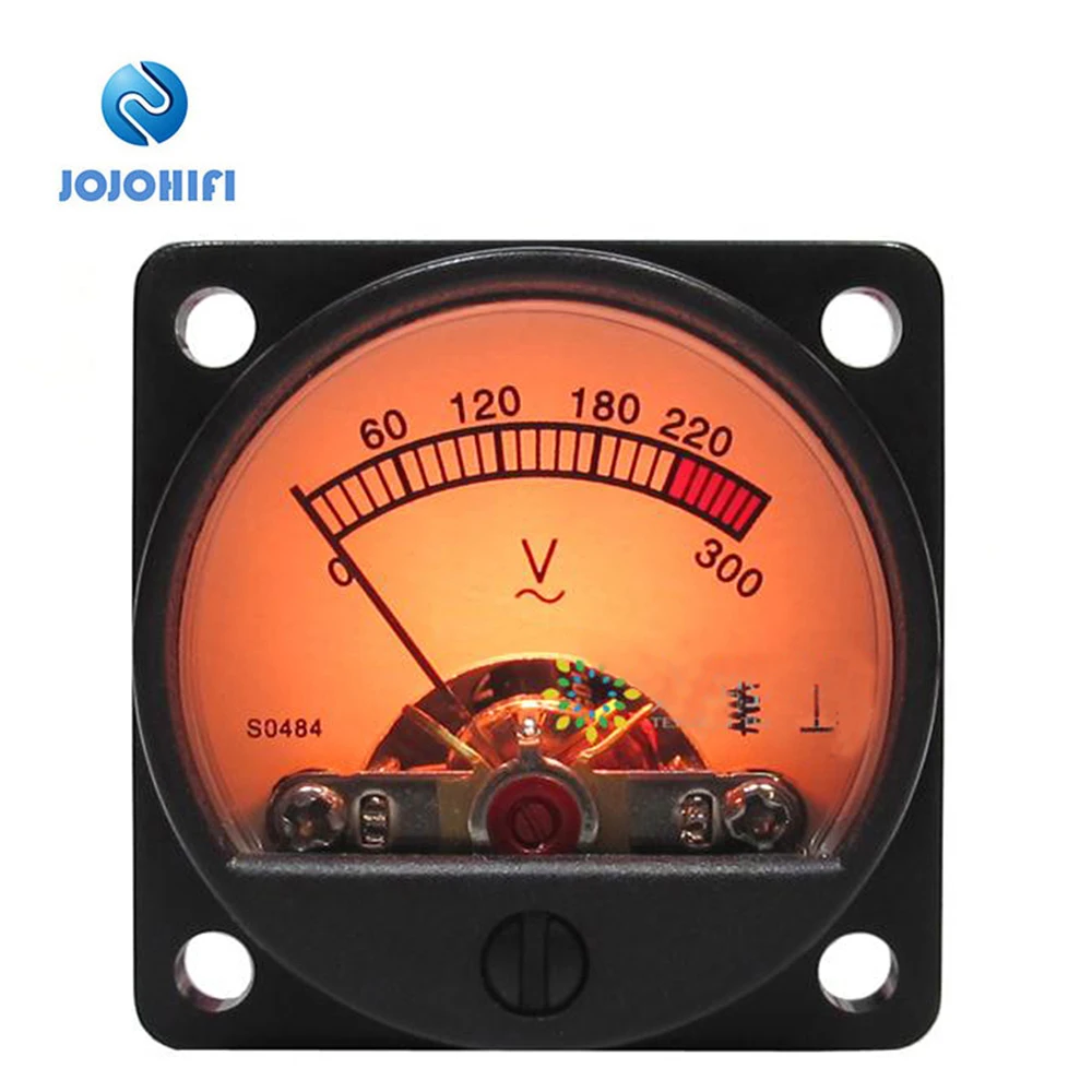 

1pcs AC220V 300V AC Voltmeter High-precision Power Supply Direct Pointer Moving Coil Head with Backlight