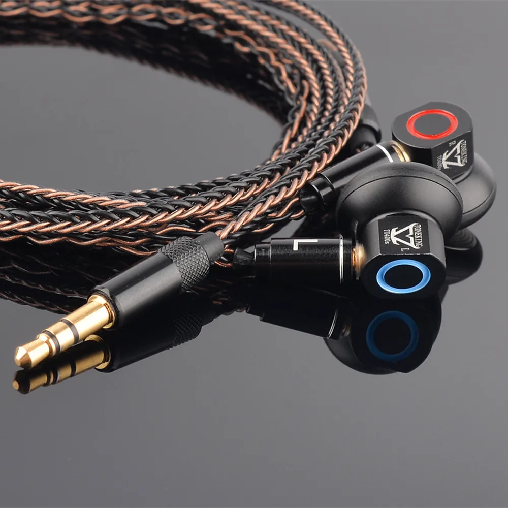 TONEKING TO400s 400Ohm Высокая чувствительность графеновая диафрагма плоский Hifi музыкальный монитор DJ Studio стерео металлические наушники TO600 \ TO150
