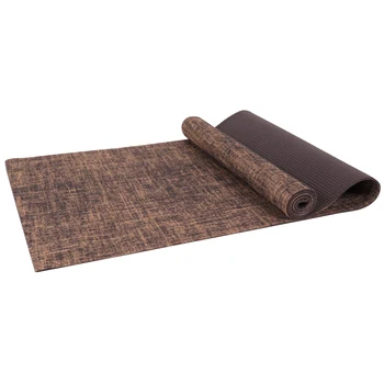 

183 X 61cm 6mm Thickness Tasteless Non-slip Linen Yoga Mat Body Building Exercise Pilates Pad SEC88