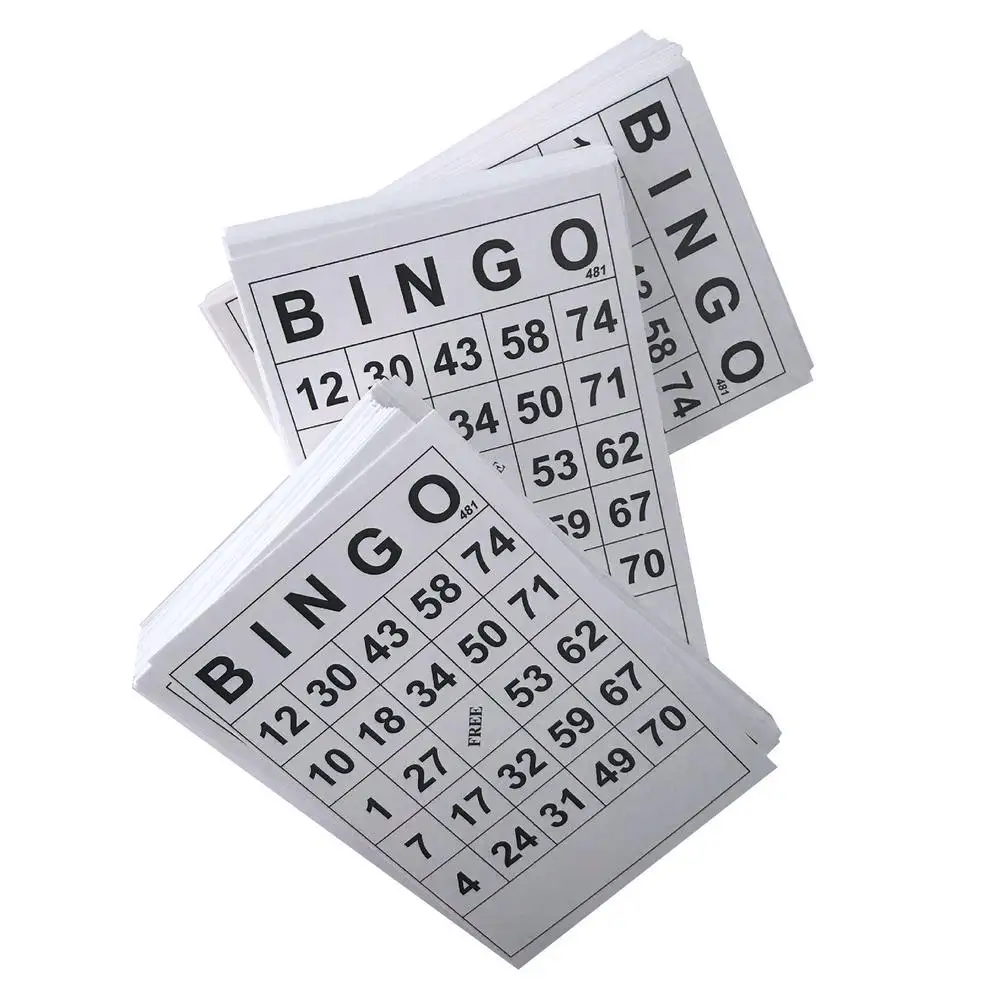 40pcs Bingo Game Parts 30 Bingo Cards Plus 75 Numbers Chips For Kids Family  Party Family Interactive Game Activity Party Toy|Board Games| - AliExpress