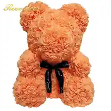 40 см романтические искусственные розы медведь/собака/Кролик PE
