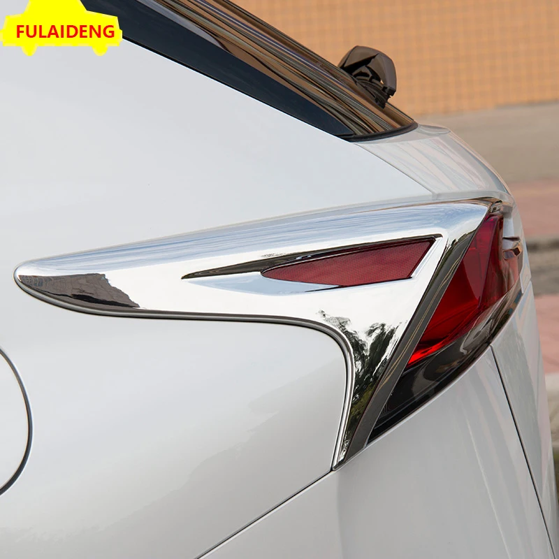 4 шт. для Lexus NX200 NX200T NX300h- ABS хром задний фонарь Крышка лампы отделка автомобиля Стайлинг Аксессуары
