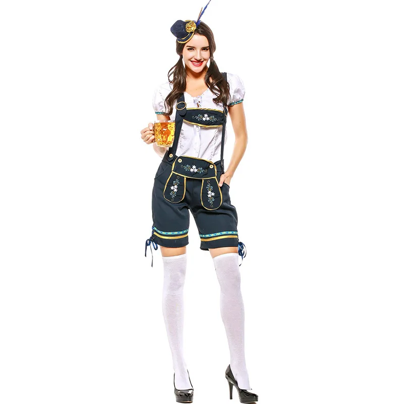 Umorden вечерние костюмы Bavarian Oktoberfest для мужчин, немецкие костюмы для женщин, Fantasia Beer Waiter, косплей, наряд для пары
