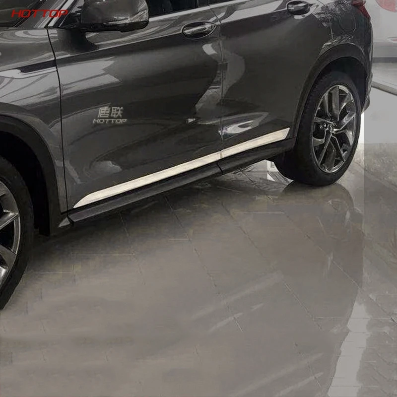 Автомобильные Внешние аксессуары хромированный Abs для Infiniti Qx50 Крышка для боковой двери