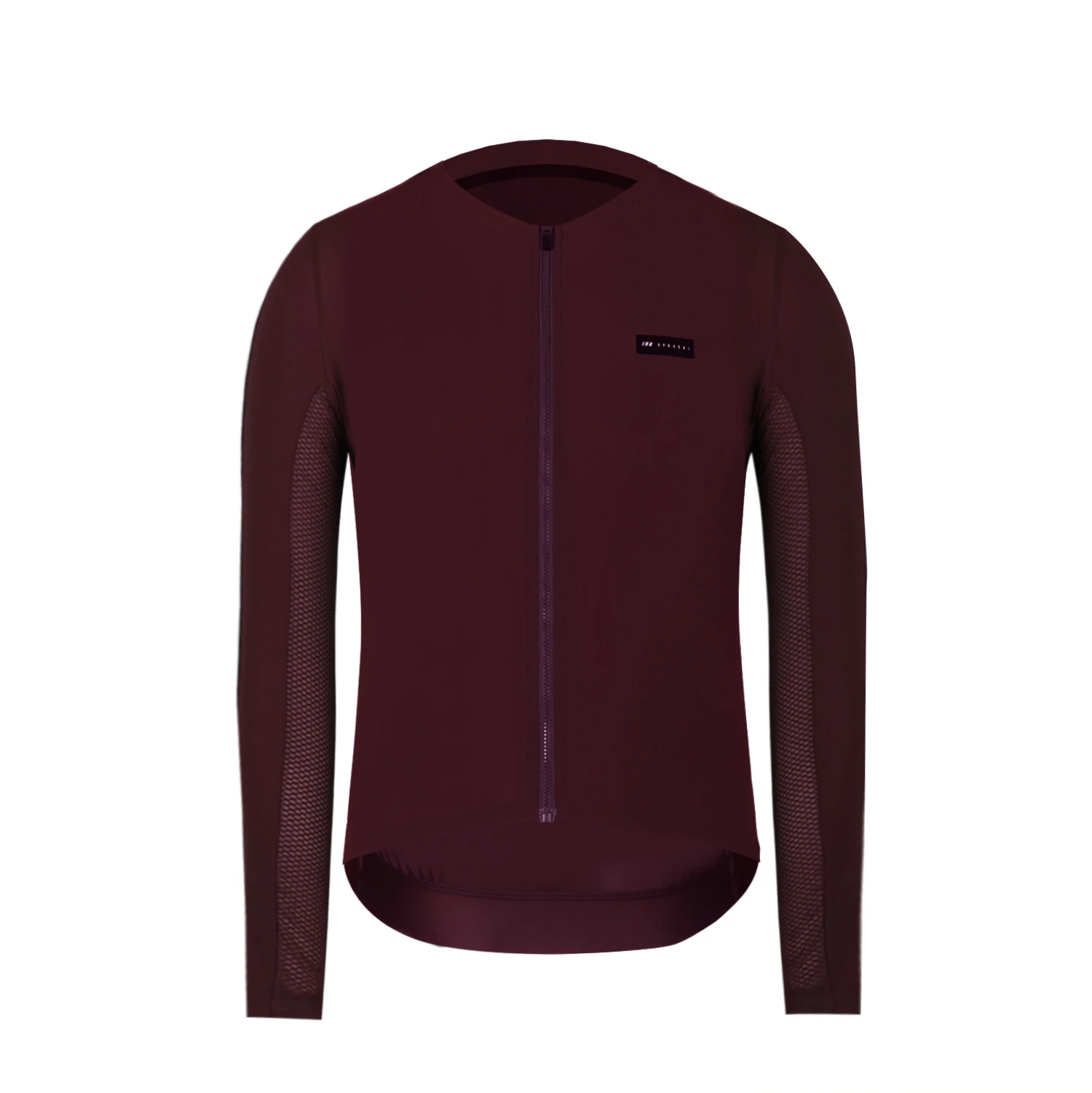 thumbnail image 1 of Maillot de ciclismo de manga larga SPEXCEL New Pro Team con protección solar UPF 50+ Tejido Coolback Tech Diseño de cuello bajo para hombres y mujeres, 1 of 5