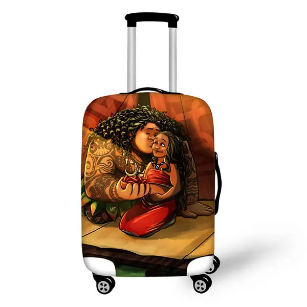 CDWX2730LMS HaoYun дорожный багажный чехол Moana Vaiana Princess с рисунком, чемодан, чехол с мультяшным дизайном, эластичный пыленепроницаемый и водонепроницаемый протектор - Цвет: CDWX2730LMS