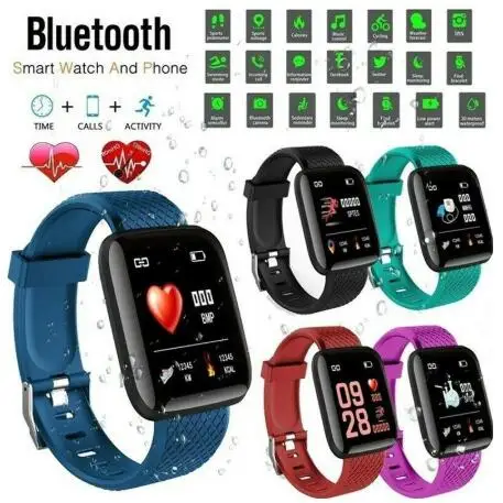 

2019 D13 Smart Watch Men Women Blood Pressure Alarm Clock Heart Rate Monitor IOS Android Smartwatch Fitness Tracker Wristwatch