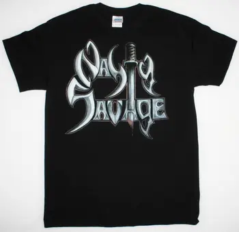 

NASTY SAVAGE 85 THRASH METAL VENOM ARTILLERY BROCAS HELM NEW RARE BLACK T-SHIRT