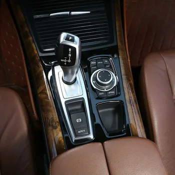 

Black Panel Cover For BMW X5 X6 E70 E71 2008-13 1pc Car Gear Box Decor