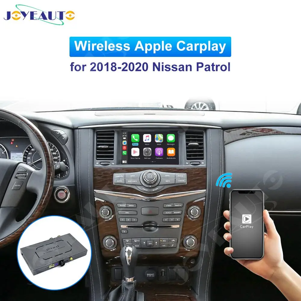 JoyeAuto Wireless Apple Carplay For Nissan Patrol Y62 Y61 Y60 2020 2019