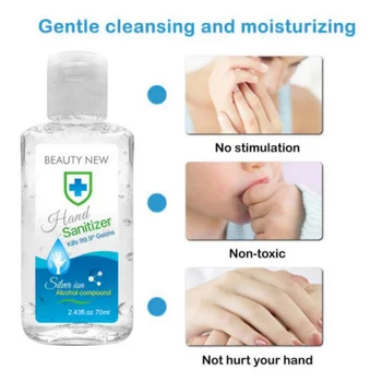 70ml Effective Disinfection Portable Hand Cleaner Sanitizer Hand Soaps Disposable Rinse Free Hand Sanitizer