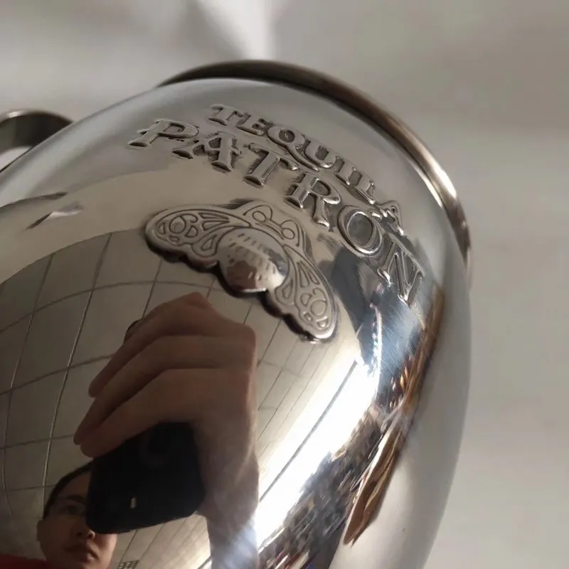 304 нержавеющая сталь 2019 новая кофейная Выгравированная чашка для молока 500
