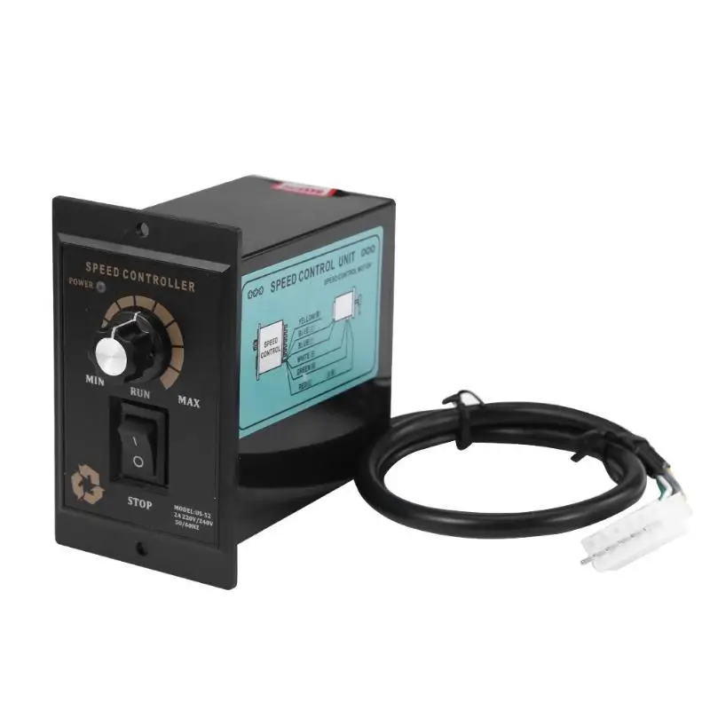 

400W AC 220V Motor Speed Controller Pinpoint Regulator Forward and Backward