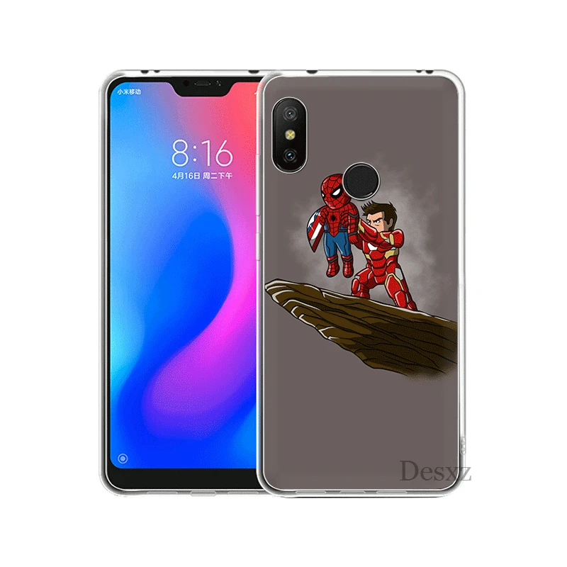 Мобильный чехол для телефона для Xiaomi Redmi Note 4 4X3, 5, 6, 7 Pro 5A в твердом переплете с героями комиксов Марвел, смешной Единорог фильма «Дэдпул»; рубашки
