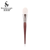 Shoushoulang Professional Handmade Make Up Brush Angled Blush Blusher Brush HZ1005 Soft Saikoho Goat Hair Makeup Brushes 1