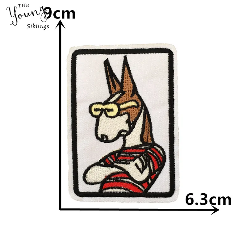 Мультяшная термоклейкая нашивка аппликация для вышивания сделай сам