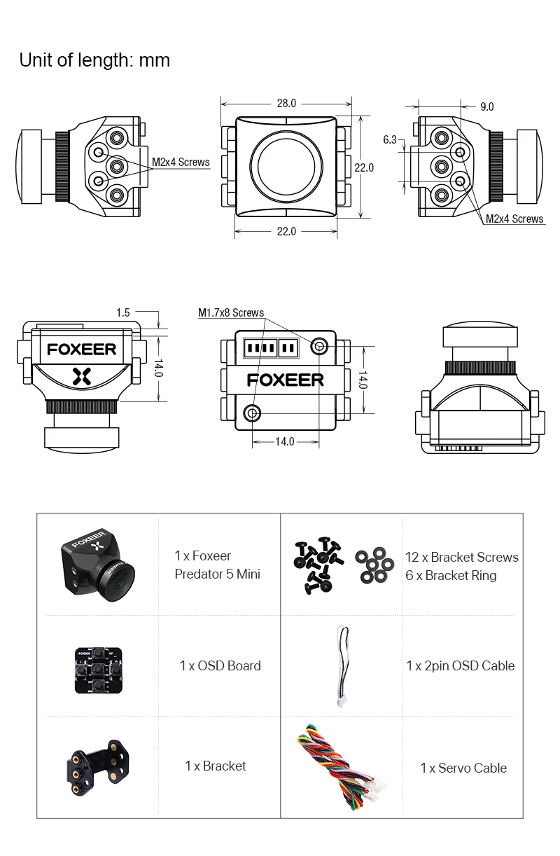 Foxeer-Mini Drone de course Predator V5, caméra FPV, Mini caméra 16:9/4:3  PAL/NTSC, commutable, Super WDR OSD 4ms, latence améliorée - AliExpress  Jeux et loisirs