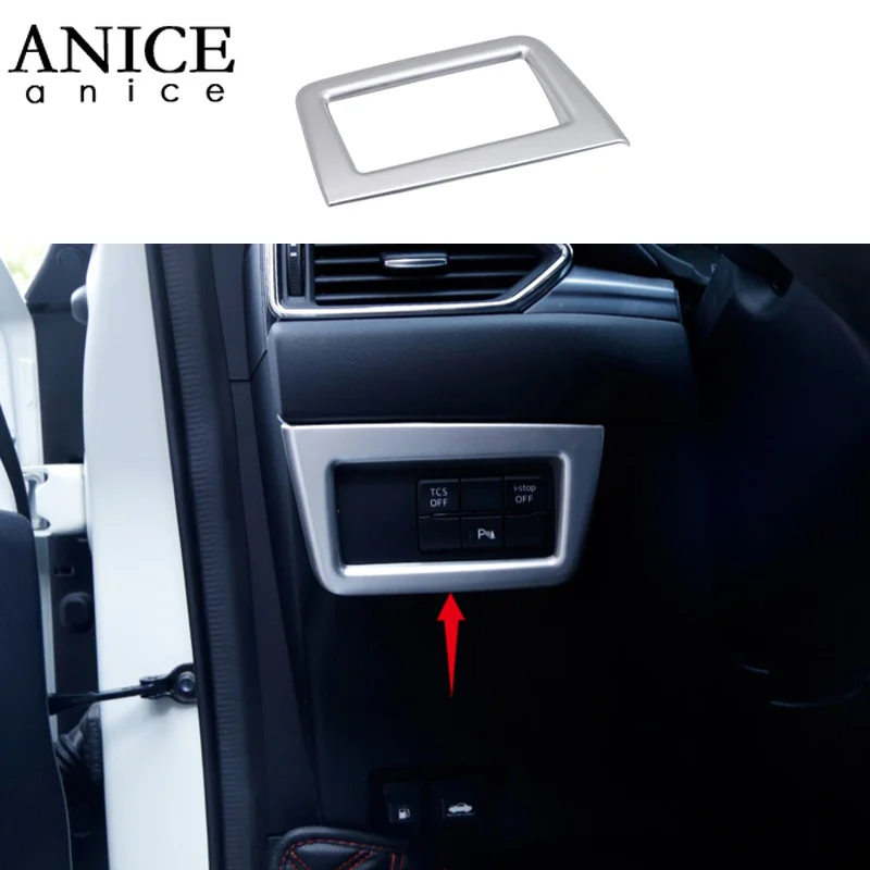 Fit For MAZDA CX 5 CX5 headlight switch Decorative covers trim 2017
