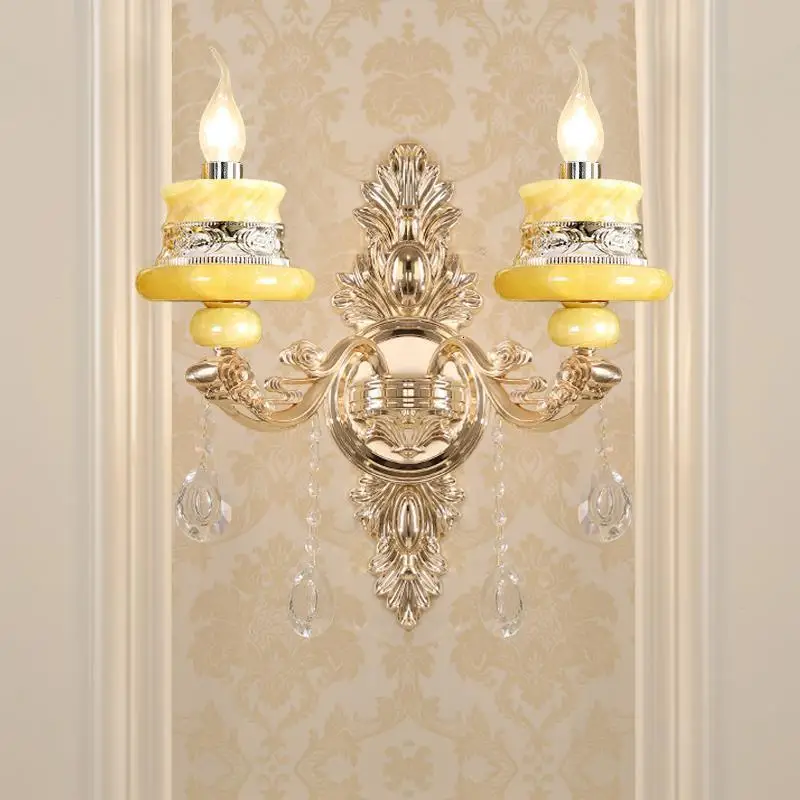 Verlichting Фреска Interieur Внутреннее освещение лампа кристалл аппликация Murale светильник Wandlamp Aplique Luz сравнению настенный светильник для спальни