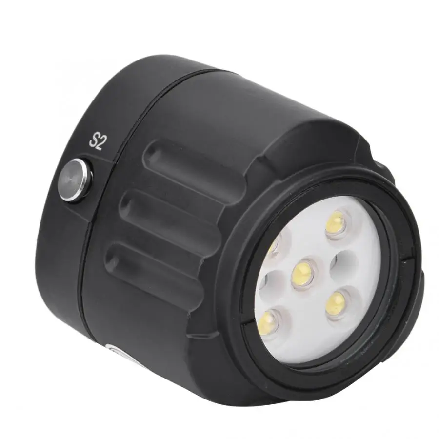 SL-18 40m/130ft LED Diving Fill Light with Batery 7500K 1000lm IPX8 Waterproof Grade Depth Diving Fill Light