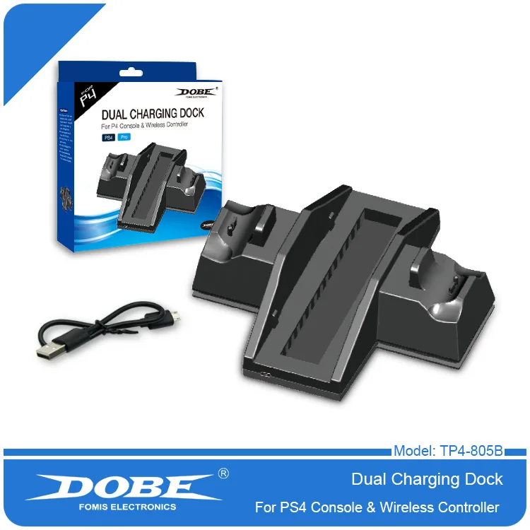

PS4 Handle Double Chargers Host Cooler Pad Holder PS4 Handle Fixed Charger Fan Support Tp4-805b