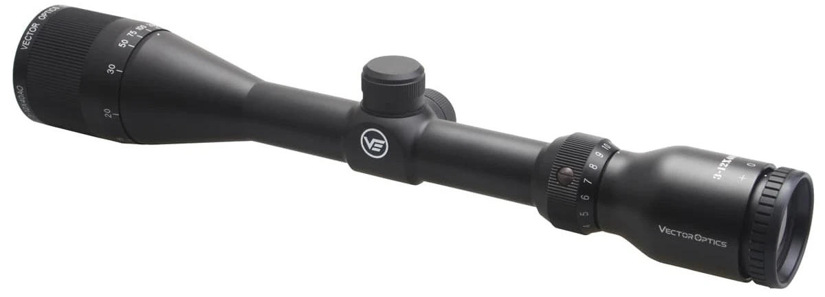 Векторная оптика Outback 3-12x40AO 1-дюймовыечистые этикетки пробки регулировки цель прицел охотничья фокус. 223 5,56 мм 7,62 мм. 308 прицел воздуха пистолет