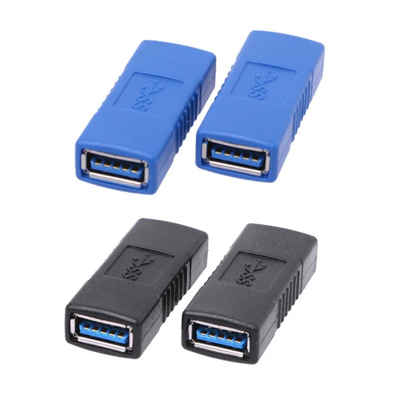 Универсальный USB 3,0 адаптер Муфты Типа A женский мост расширение Высокоскоростной разъем