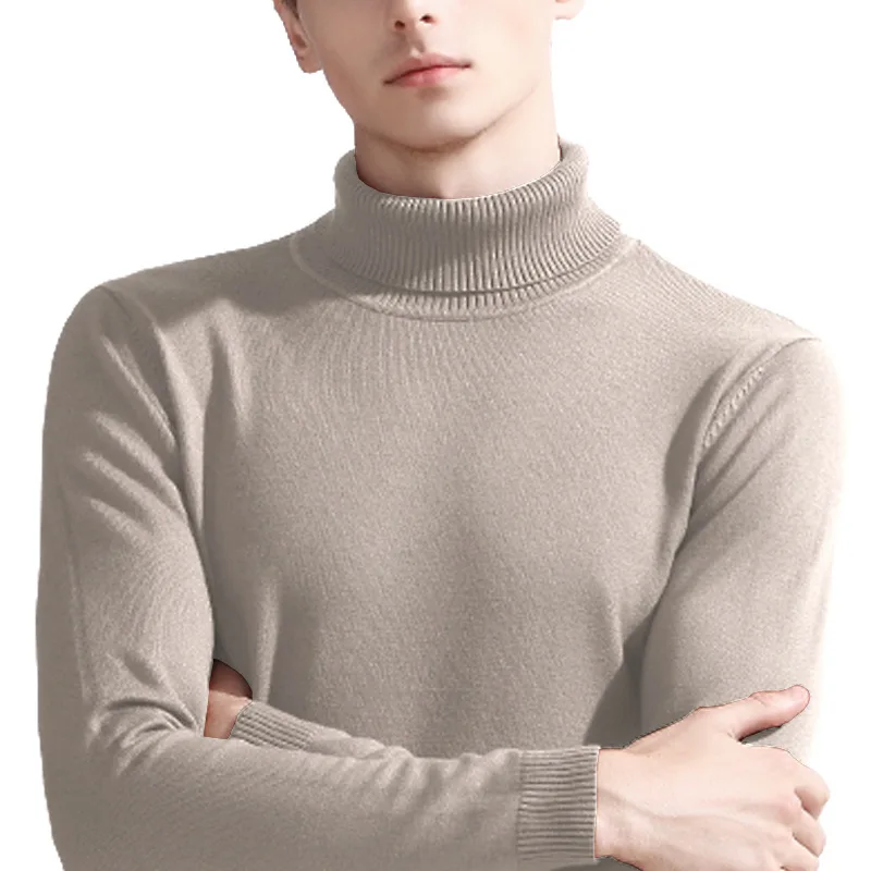 9-Цвет Свитер с воротником мужской осень-зима Стиль Мода Повседневное Slim Fit сплошной Цвет теплый пуловер мужской бренд