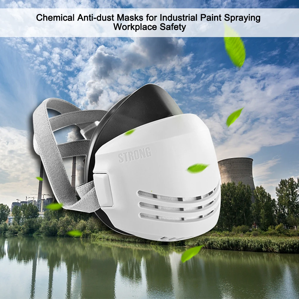 Сильная ST-AG маска против пыли PM2.5 Респиратор маска предотвращения твердых частиц Промышленная защитная маска силиконовая