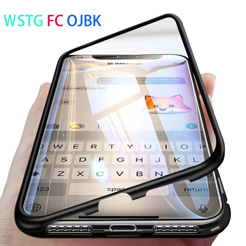 

Magnetic Adsorption metal Case For Huawei Honor 8x P30 20 10 Pro lite Nova 3 4 Y6 Y7 Y9 2019 Mate 10 20 lite pro magnet Cover