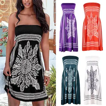 

Madam clothing OWLPRINCESS 2020 Summer Wrap-around Sleeveless Dress Printed short sleeve dress