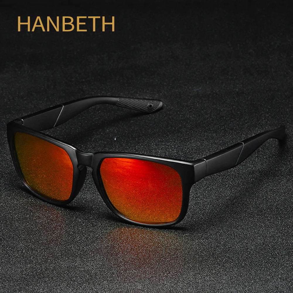 

Classic Polarized Sunglasses Men Glasses Driving Coating Black Frame Fishing Driving Eyewear Male Square Mirror Sun Glasses