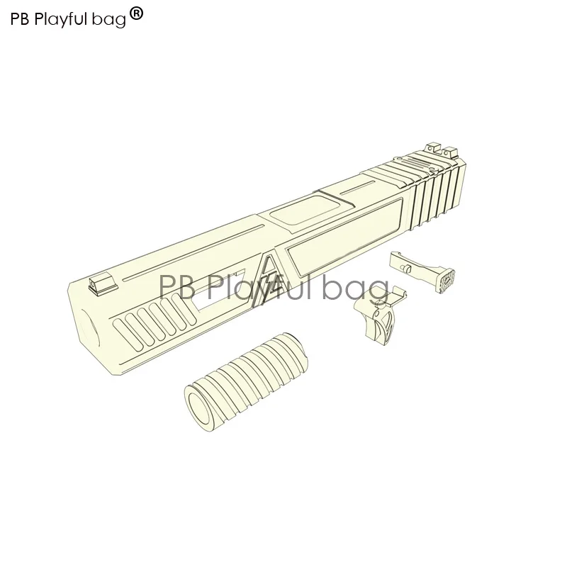 Спортивные игры на открытом воздухе игрушка SKD G18 выдвижной рукав неразрушительный комплект 3D печать Верхний поворотный воды пули фитинги OD93 - Цвет: a   set